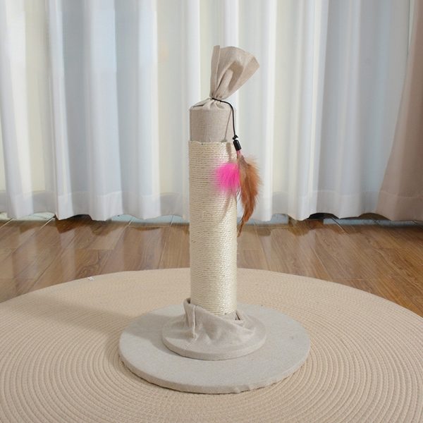 Kleine Kratzbäume, Süßigkeitenform Sisal-Säule, Drei Farben erhältlich , Katzenangel & Kratzbrett, Langlebige Platzsparend – Bild 4