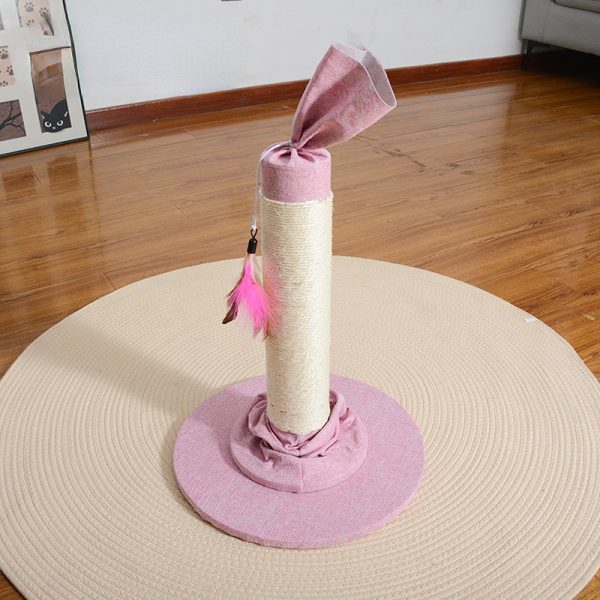 Kleine Kratzbäume, Süßigkeitenform Sisal-Säule, Drei Farben erhältlich , Katzenangel & Kratzbrett, Langlebige Platzsparend – Bild 3