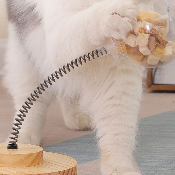 Katze Spielzeug, Katzenspielzeug Futter mit Interaktiven Bahnspielen, fördert Bewegung und Denkfähigkeit für Katzen – Bild 4