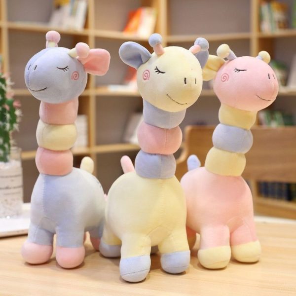 Kuscheltier für den Hund, Giraffe Spielzeug, Weiches und beruhigendes Plüschtier für Ihren vierbeinigen Freund, 3er-Set – Bild 3