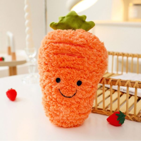 Kuscheltier für Katze, Beruhigende Kuscheltiere, Weiche Plüschspielzeuge in Fröhlichen Obstdesigns, Ideal für Entspannung und Spiel – Bild 4