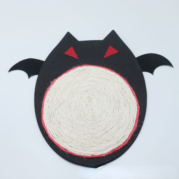 Kratzbrett Katze, Kreatives Halloween-Fledermausform Kratzbrett, langlebig Sisal & Ideal zum Kratzen für Ihre Katze