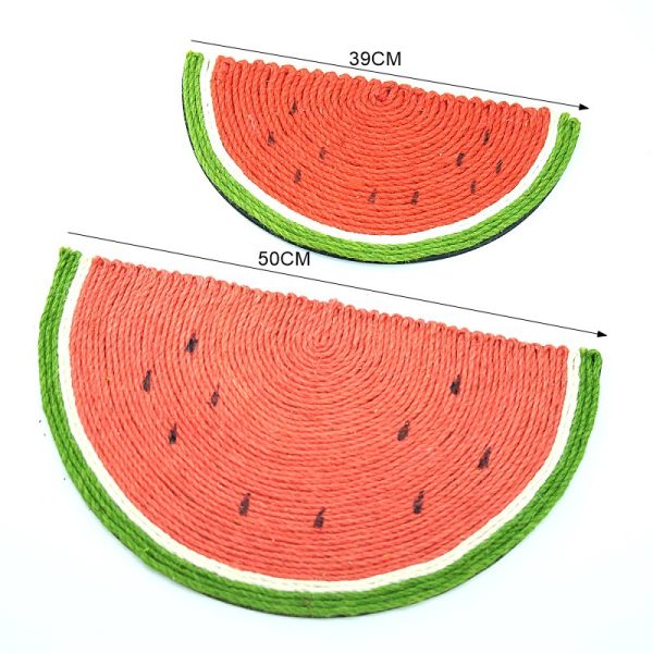 Kratzbrett für Katzen, Kreatives Design in Wassermelonenform, Groß und Klein verfügbar, Ideal für alle Katzen, Schützt Ihr Möbel – Bild 2