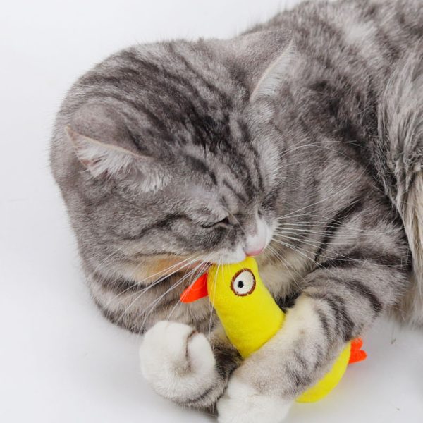 Katze Kuscheltier für Katzen, Plüschspielzeug mit Katzenminze, interaktive Spielzeuge für Katzen mit verschiedenen Tierform – Bild 5