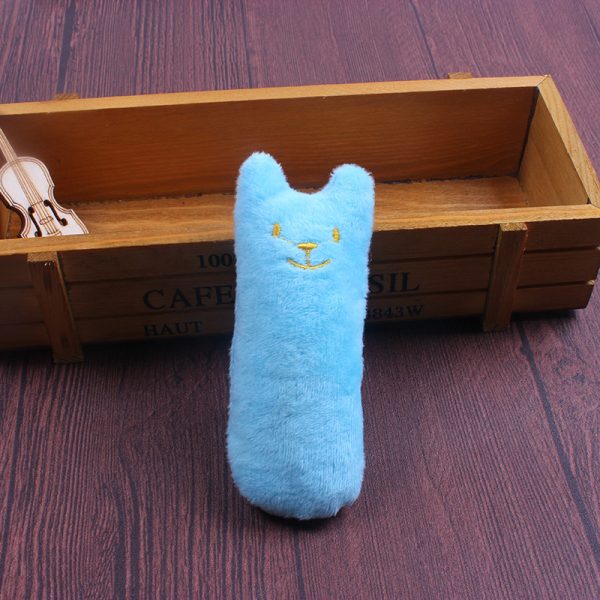 Katze Kuscheltier, Katzenminze Spielzeug aus Plüsch, Katzen-Design im Cartoon-Stil, weiches und komfortables, in verschiedenen Farben (1 Stück) – Bild 4