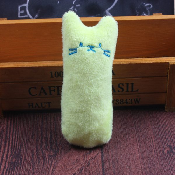 Katze Kuscheltier, Katzenminze Spielzeug aus Plüsch, Katzen-Design im Cartoon-Stil, weiches und komfortables, in verschiedenen Farben (1 Stück) – Bild 2