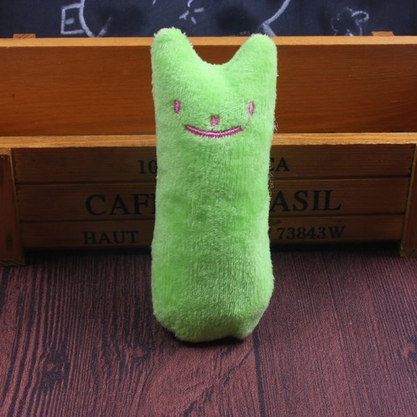 Katze Kuscheltier, Katzenminze Spielzeug aus Plüsch, Katzen-Design im Cartoon-Stil, weiches und komfortables, in verschiedenen Farben (1 Stück) – Bild 3