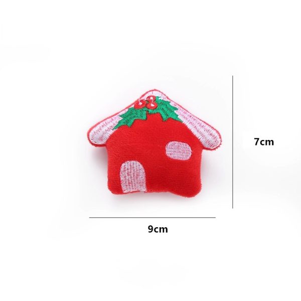 Kuscheltier für Katze, Katzen Spielzeug mit Katzenminze, Weihnachtsserie, 3-teiliges Set für Kätzchen und kleine Katzen – Bild 3