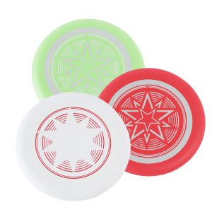Hundespielzeug, Hundefrisbee, EVA Nachtleuchtendes Interaktives & Wasserspielzeug für Alle Hunderassen, Zufällige Farbe