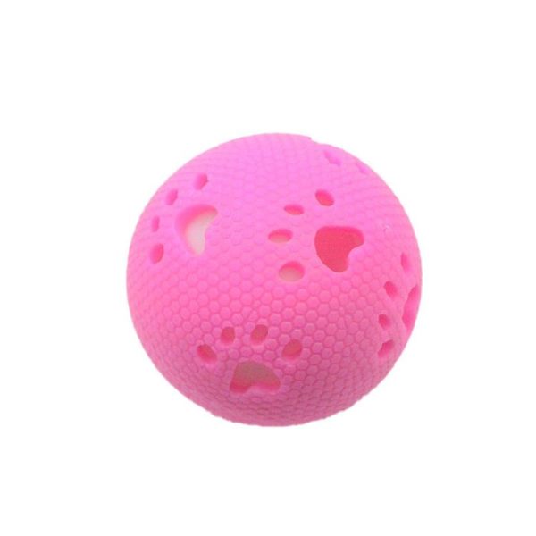 Spielzeug für den Hund, Leuchtender Hundeball mit elastischem Design, 4 Farben, 7,6 cm Durchmesser, für interaktives Spielen und Spaß (1 Stück) – Bild 3