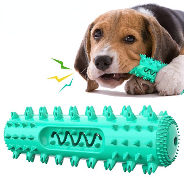 Hundespielzeug Unkaputtbar, Gezackter Beißstab, Hundespielzeug Quietsch & Wasserspielzeug Hund, Zähnermassage, 3 Farben – Bild 3