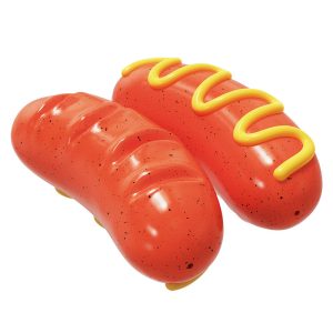 Hund Spielzeug, Wurstspielzeug, Langlebiges Kauspielzeug, Hundespielzeug Quietschen, Ideal für alle Hunderassen