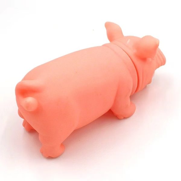 Hundespielzeug, Schreiende Schweine, Simulation Gummi, kauspielzeug, Aufmerksamkeit Erregen & Interaktives Welpenspielzeug – Bild 2