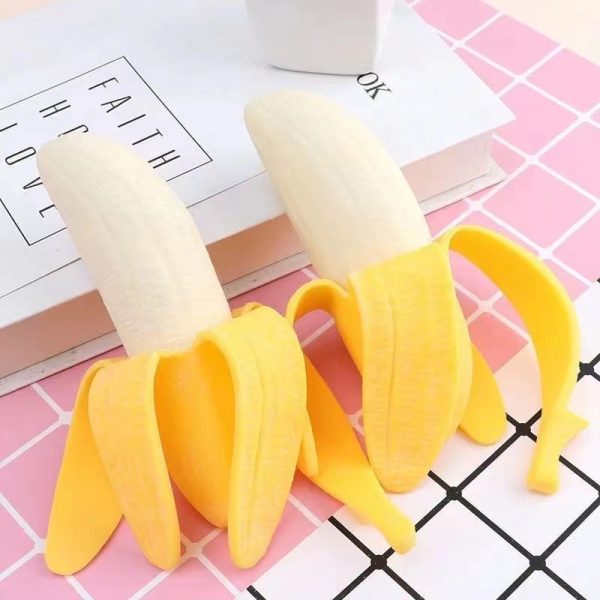 Hundespielzeug Unkaputtbar, Simulierte TRP Banane, geschälte Banane Kauspielzeuge für Hunde, Perfekt für Kauvergnügen – Bild 7