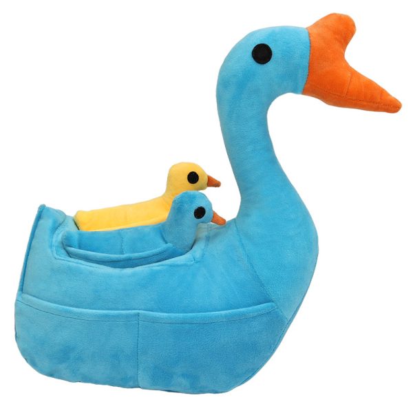 Hund Kuscheltiere, Grosse Gans mit zwei kleinen Gänse, BB-Sound, Intelligenzspielzeug Hund, Futterspielzeug, Zwei Farben – Bild 4