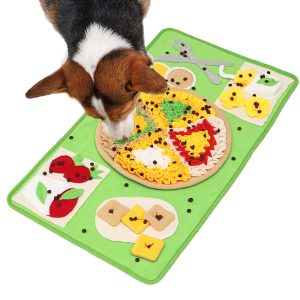 Hunde Intelligenzspielzeug, Rechteckiges Schnüffelpad, Hunde verbrauchen Energie, Rutschfester Unterseite, Zwei Farben