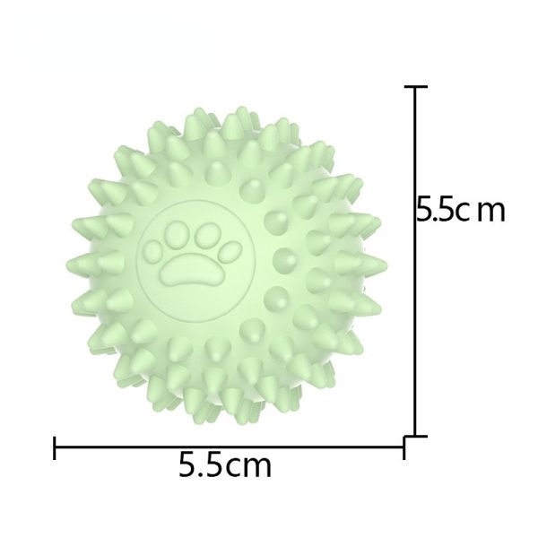 Hundespielzeug für den Hund, TRP Hundepfote Hundeball kauspielzeug hund, langlebig und knautschbar, Drei Farben, 5,5 cm – Bild 2