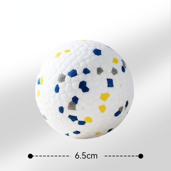 Hund Spielzeug, Hundeball und Dornenbälle aus ETPU, Hohem Rückprall, Leises Spielen, Wasserspielzeug Hund, Zwei Farben, 6,5cm – Bild 2