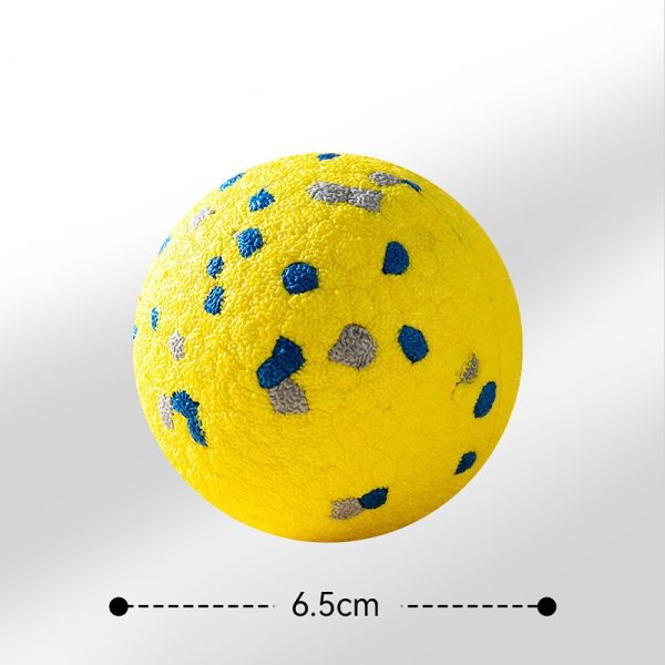 Hund Spielzeug, Hundeball und Dornenbälle aus ETPU, Hohem Rückprall, Leises Spielen, Wasserspielzeug Hund, Zwei Farben, 6,5cm – Bild 3
