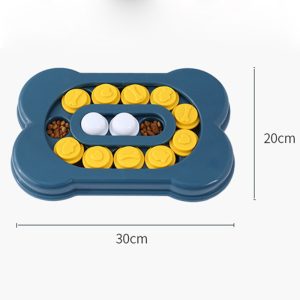 Hunde Intelligenzspielzeug, Hundenapf in Knochenform Futterspielzeug für kleine und mittelgroße Hunde in drei Farben