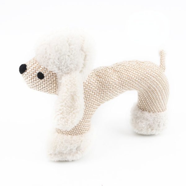 Spielzeug für den Hund, Leinenplüsch-Elefanten, Affen und Welpen für den Hund, Kuscheltier Hundespielzeug mit Quietscher – Bild 4