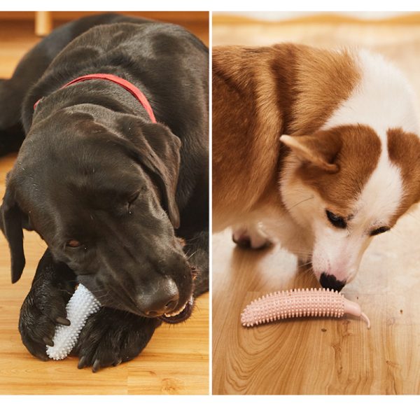 Hundespielzeug für den Hund, Premium TPE Gurkenform Zahnpflege-Spielzeug für Hunde, Hundespielzeug Unkaputtbar, 14x3 cm – Bild 8