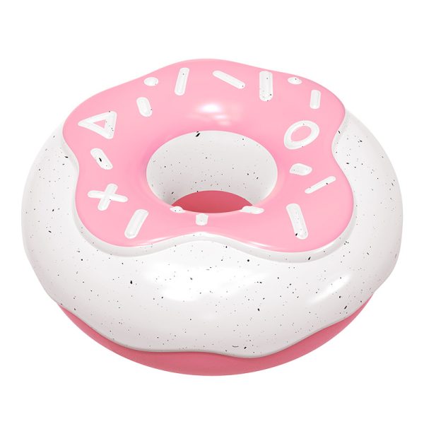 Spielzeug für den Hund, Krapfen, Hundespielzeug Quietschen mit Cremiges Aroma, Wasserspielzeug für aktive Hunde, 11x11x5 cm – Bild 3