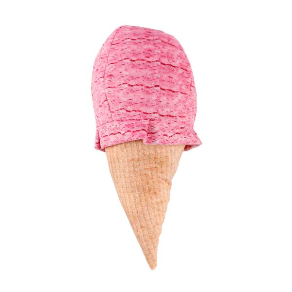 Hund Kuscheltiere, Plüsch-Eiscreme Spielzeug in Rosa & Braun, Sinnliches Kau- , Hundespielzeug mit Eingebauter Sound-Airbag – Bild 2