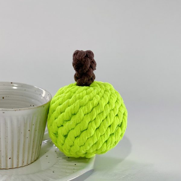 Hund Spielzeug, Baumwollseil Obstset, Realistische & Langlebige Kauspielzeug Hund, 5 Obstsorten, voller Spaß – Bild 4