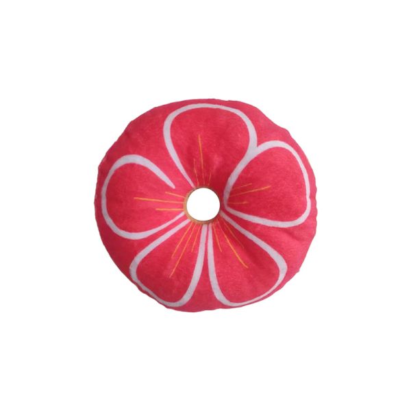 Kuscheltier für Hunde, Süßes Bedruckte Donuts, Hundespielzeug Quietschen, Vier Stile für Ihre Hund Freunde, 10x10x3 cm – Bild 2