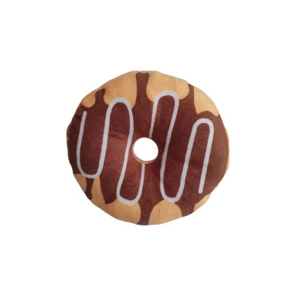 Kuscheltier für Hunde, Süßes Bedruckte Donuts, Hundespielzeug Quietschen, Vier Stile für Ihre Hund Freunde, 10x10x3 cm – Bild 3
