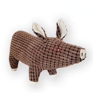 Kuscheltier für den Hund, Ananas-Plüschschwein aus PP-Baumwolle, Geräuschspielzeug und schlafen für kleine & große Hunde