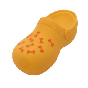 Hundespielzeug Unkaputtbar, Latex-Hausschuhe, Hundespielzeug Gummi, Langlebiges Kauspielzeug für alle Hundegrößen, Zwei Farben
