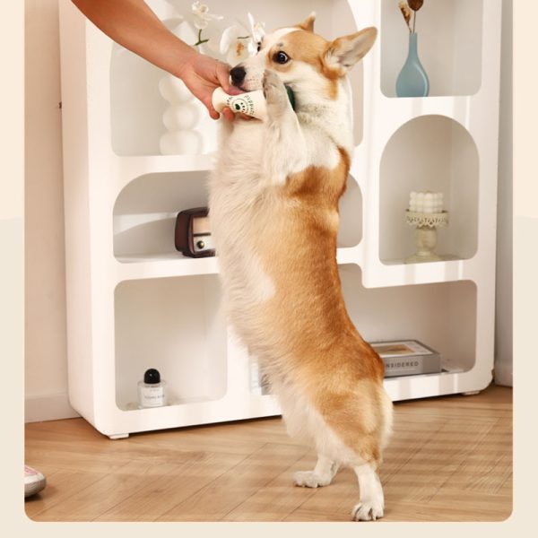 Spielzeug für den Hund, Latex-Kaffeetasse mit BB-Geräusch, Ideal zum Kauen & Spielen, Lustiges Kauspielzeug für kleine Hunde – Bild 4