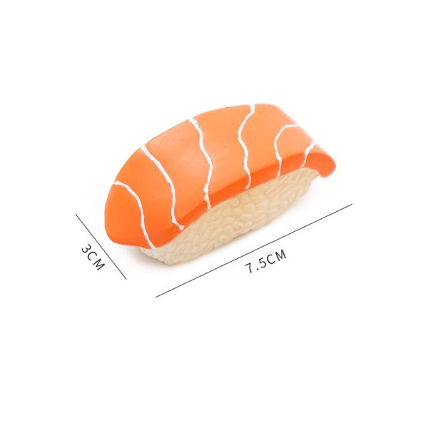 Hund Spielzeug, Latex Fun Sushi Set, interaktives Spielzeug & Hundespielzeug Quietschen, ideal für alle aktive Hunde – Bild 3