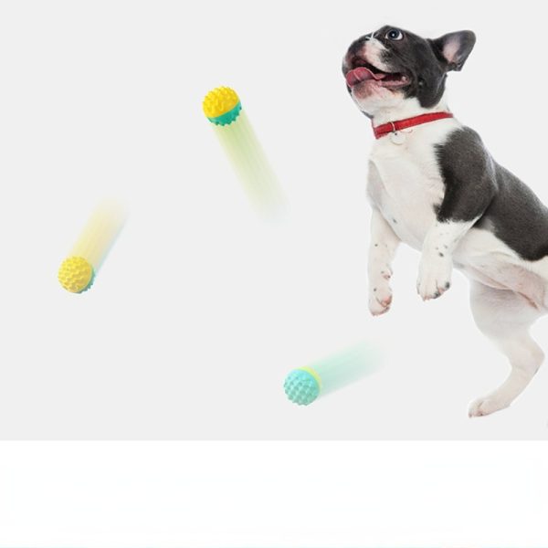 Spielzeug Hund, TRP Hundeball, Hundespielzeug Quietschen, Wasserspielzeug Hund, Bump-Textur für Zahnpflege, Zwei Farben – Bild 6