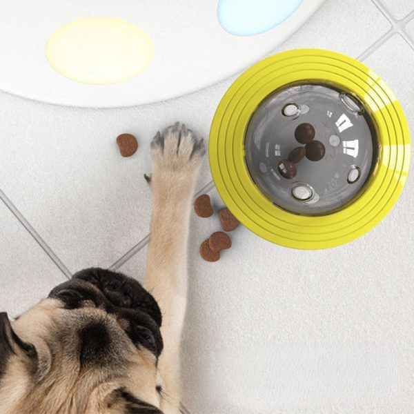 Hunde Intelligenzspielzeug, Hundefrisbee, Futterball Hund, Hundespielzeug für große Hunde, langlebigem Material, Zwei Farben – Bild 3
