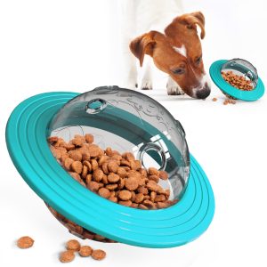 Hunde Intelligenzspielzeug, Hundefrisbee, Futterball Hund, Hundespielzeug für große Hunde, langlebigem Material, Zwei Farben