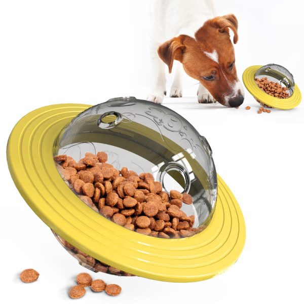 Hunde Intelligenzspielzeug, Hundefrisbee, Futterball Hund, Hundespielzeug für große Hunde, langlebigem Material, Zwei Farben – Bild 2
