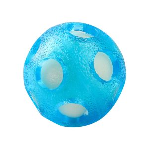 Spielzeug für den Hund, TRP Hundeball, Blauer schwimmender Schwammball, Wasserspielzeug Hund, 2er Set mit 7 cm Durchmesser