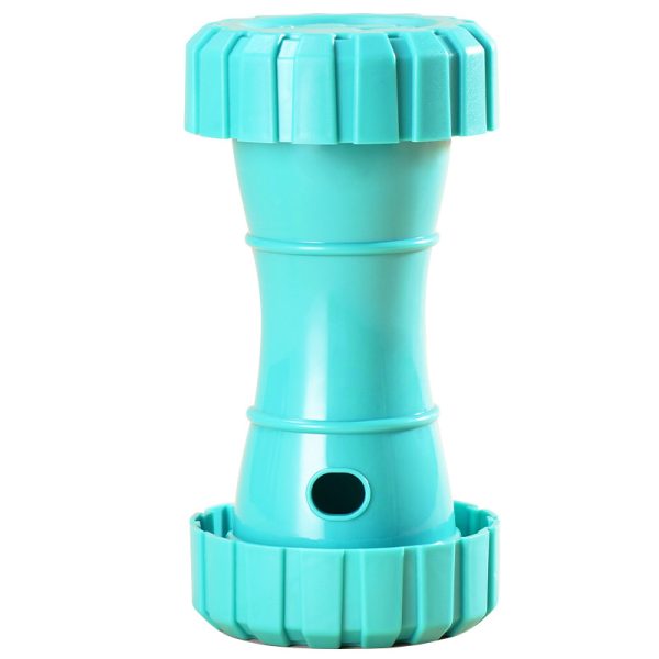 Hunde Intelligenzspielzeug, Hantel Futterspielzeug aus ABS, 3er Set für 7,5x7,5x15 cm, Slow Food-Training – Bild 2
