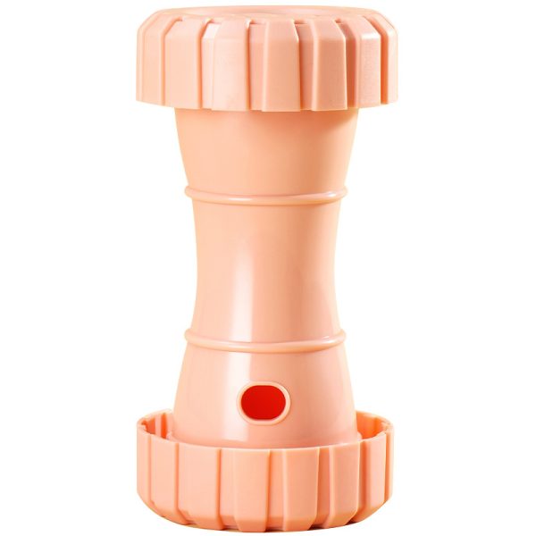 Hunde Intelligenzspielzeug, Hantel Futterspielzeug aus ABS, 3er Set für 7,5x7,5x15 cm, Slow Food-Training – Bild 3
