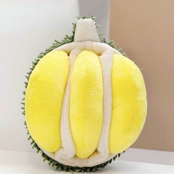 Kuscheltiere für Hunde, Abnehmbar Durian-Fruchtfleisch mit Soundfunktion, Interaktives Hundespielzeug fördert die Intelligenz – Bild 2