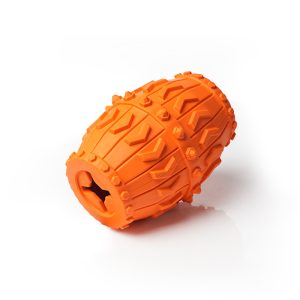 Unkaputtbares Hundespielzeug, Orange Weinfässer aus Gummi, hunde intelligenzspielzeug, Slow Food Interaktives Spielzeug