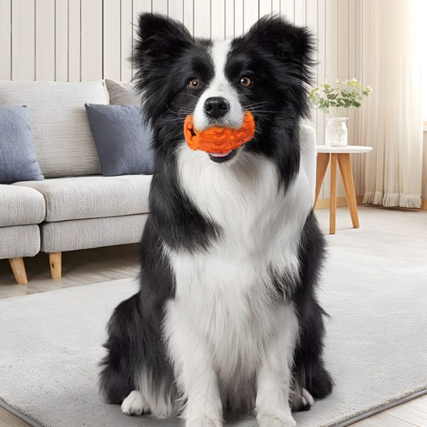 Unkaputtbares Hundespielzeug, Orange Weinfässer aus Gummi, hunde intelligenzspielzeug, Slow Food Interaktives Spielzeug – Bild 5