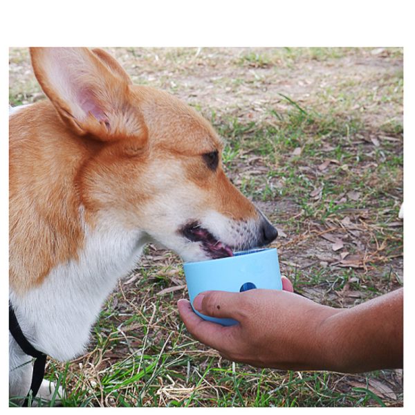 Hunde Intelligenzspielzeug, blaugrüne Hundefutterbälle aus Silikon, Interaktives Wurfspielzeug Hund, Entspannung und Glück – Bild 4