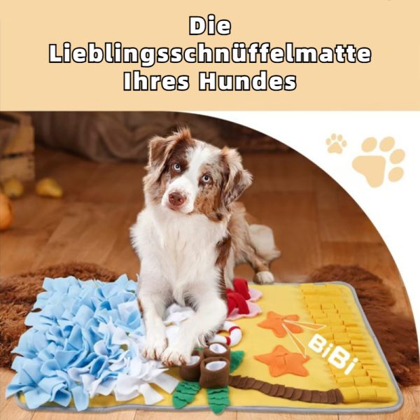 Hunde Intelligenzspielzeug, Schnüffelmatte Hund für kleine & große Hunde, Strandthema, Langlebiges Spielzeug mit Spaßfaktor – Bild 4