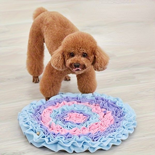 Hunde Intelligenzspielzeug, Blauem Schnüffelmatte, Geeignet für Kleine und Mittlere Hunde, Fördert die Geistige Entwicklung – Bild 2