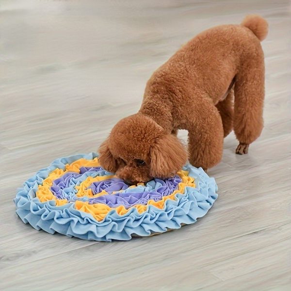 Hunde Intelligenzspielzeug, Blauem Schnüffelmatte, Geeignet für Kleine und Mittlere Hunde, Fördert die Geistige Entwicklung – Bild 3