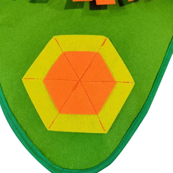 Hunde Intelligenzspielzeug, Interaktives Filz-Schnüffelmatte Hund Spielzeug, Anti-Rutsch-Design, Slow Feeder für alle Hunde – Bild 4